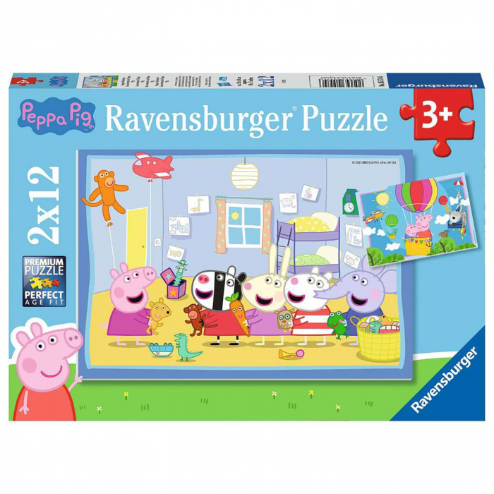 Puzzle Peppa Pig, 2X12 Piese [2]