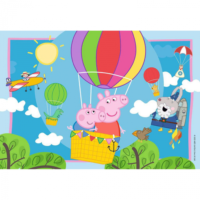Puzzle Peppa Pig, 2X12 Piese [3]