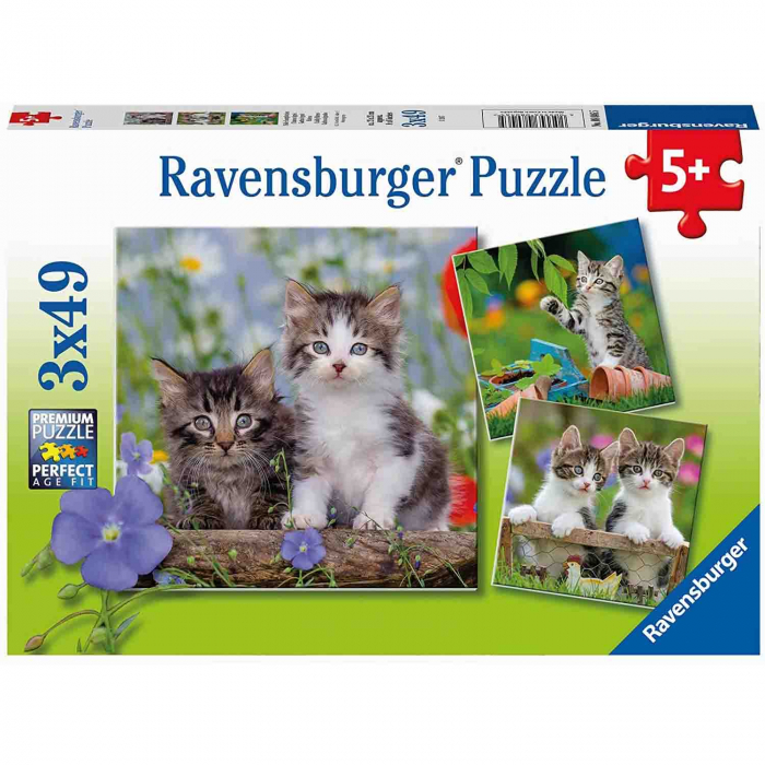 Puzzle Pisicute Tigrate, 3X49 Piese [4]