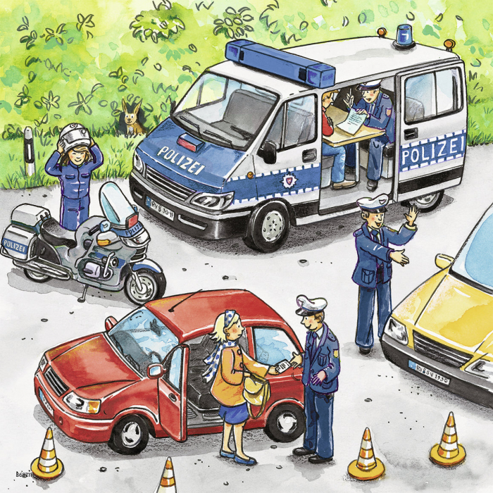Puzzle Politia In Actiune. 3X49 Piese [3]