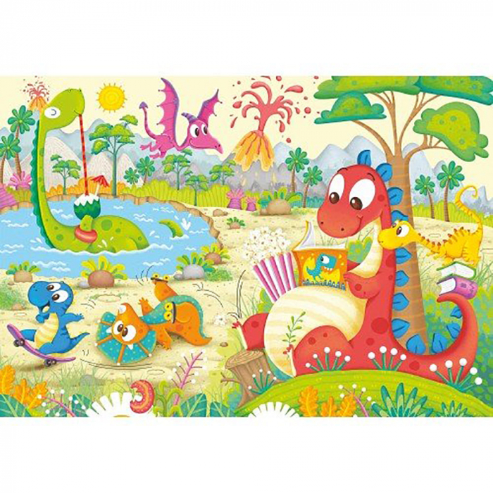 Puzzle Prietenii Mei Dinozaurii, 2X12 Piese [3]