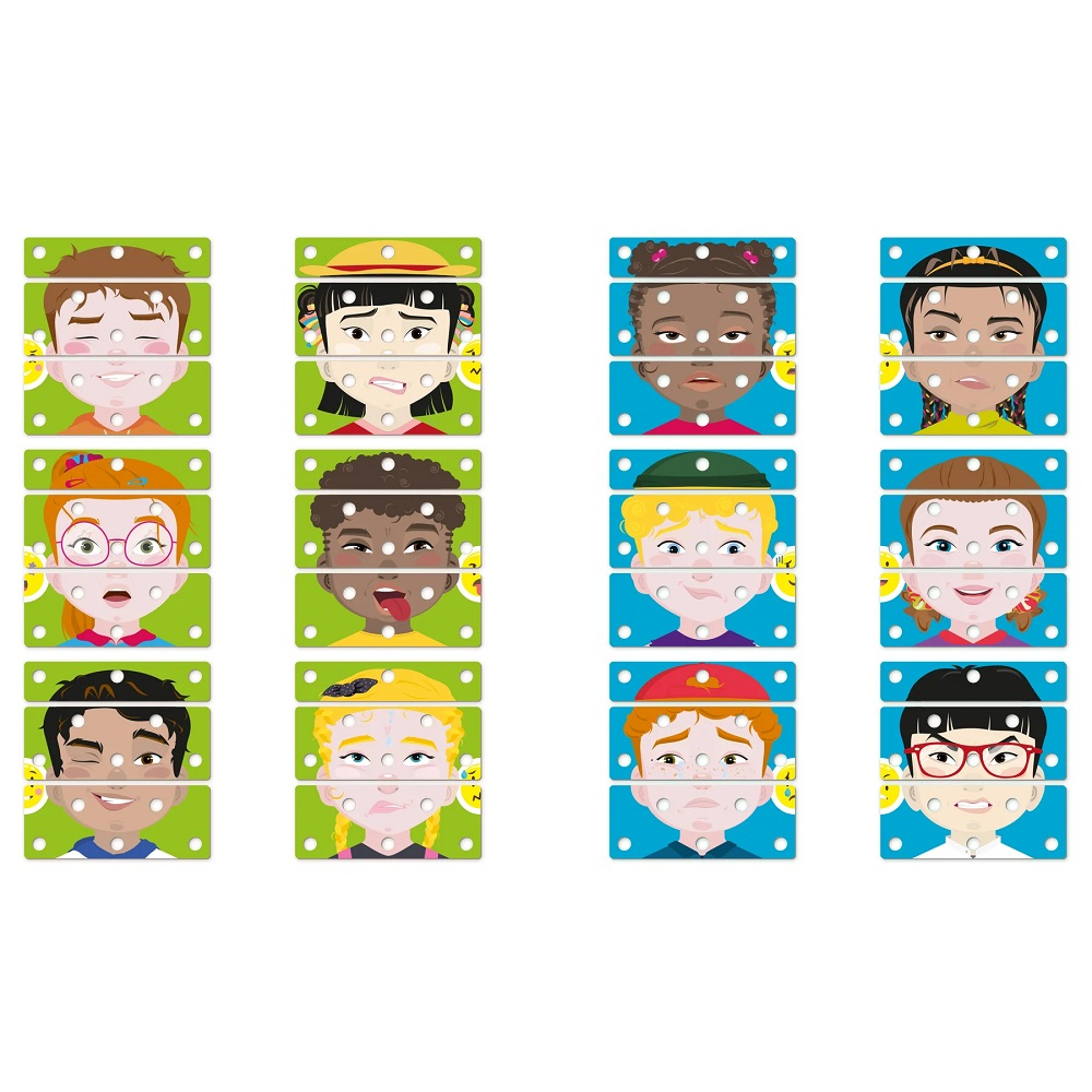 Puzzle Quercetti Make a Face [6]