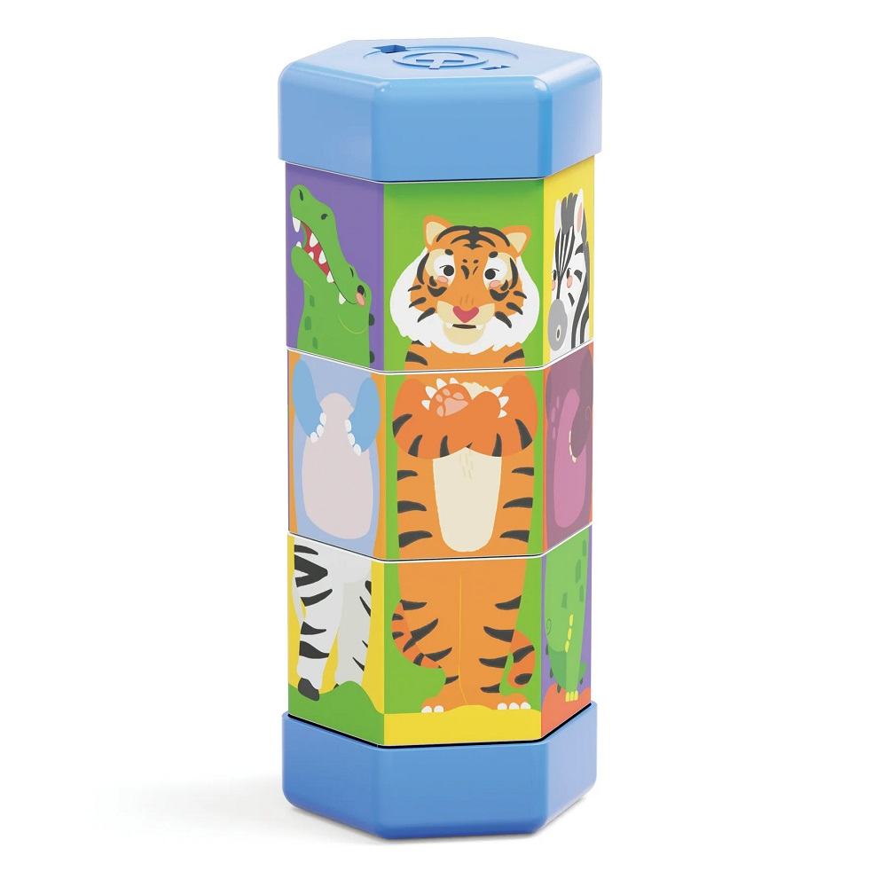 Puzzle Quercetti Tubo Mix & Match Animale [2]