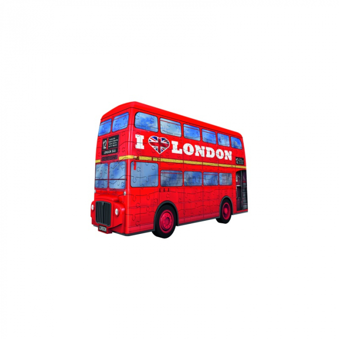 Puzzle Ravensburger 3D Autobuz Londra, 216 Piese [2]