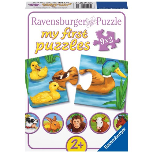 Puzzle Ravensburger Animale Adorabile, 9X2 Piese