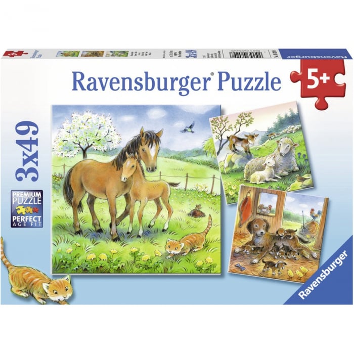 Puzzle Ravensburger - Animale si Pui