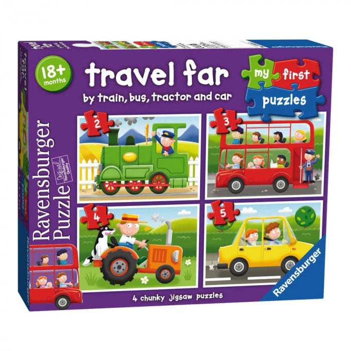 Puzzle Ravensburger - Calatorie cu Diverse Vehicule