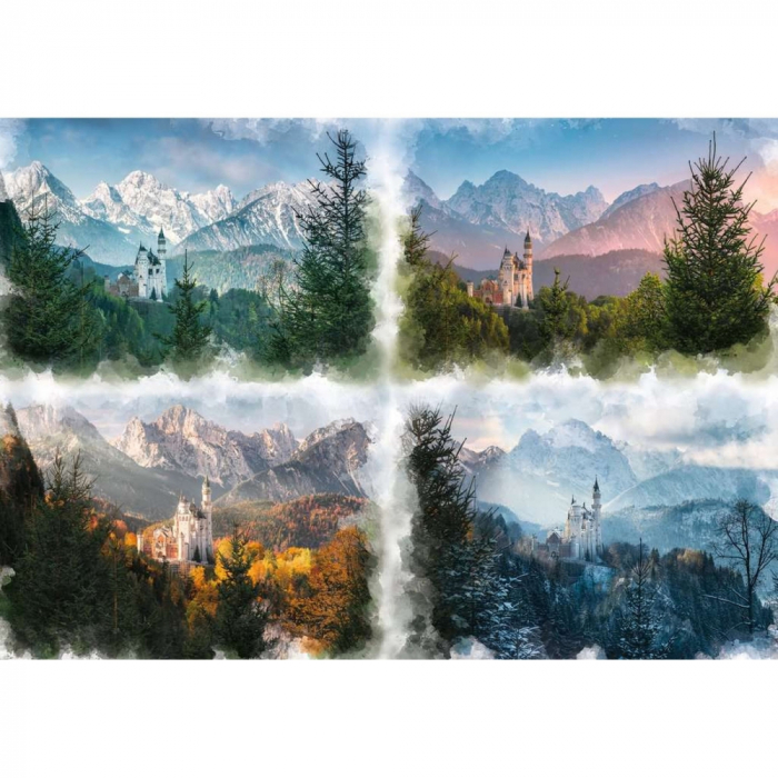 Puzzle Ravensburger Castel in 4 Anotimpuri 18000 Piese [2]