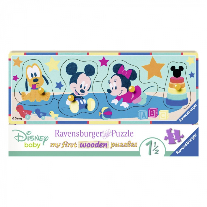Puzzle Ravensburger din Lemn - Personaje Disney