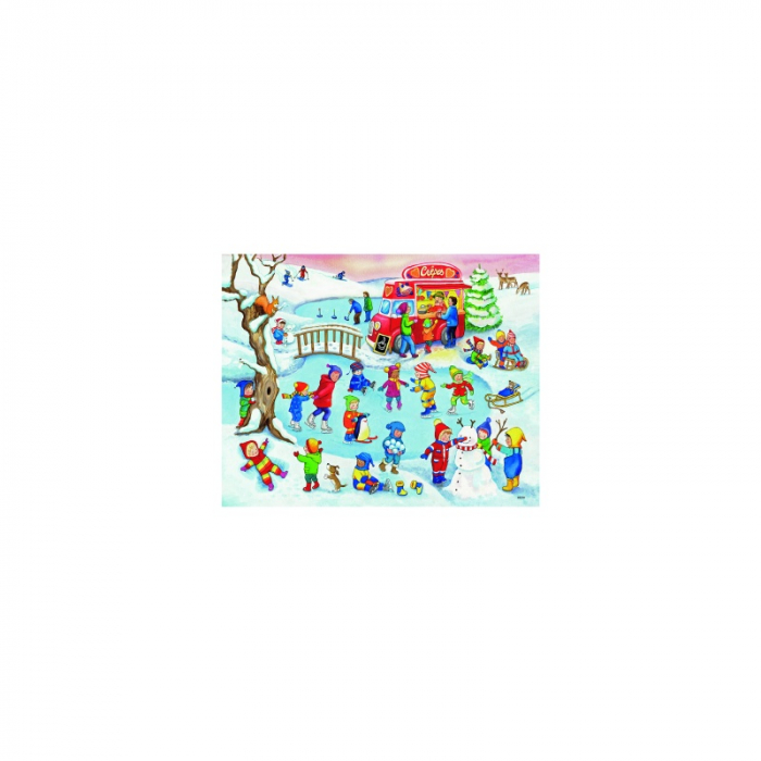 Puzzle Ravensburger Distractie La Lac, 2X24 Piese [2]