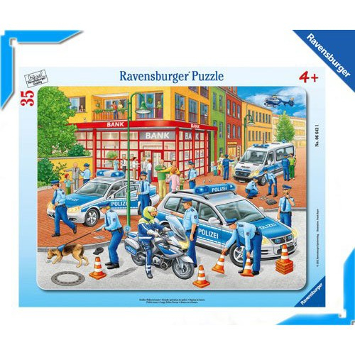 Puzzle Ravensburger Fortele Politiei - 35 piese