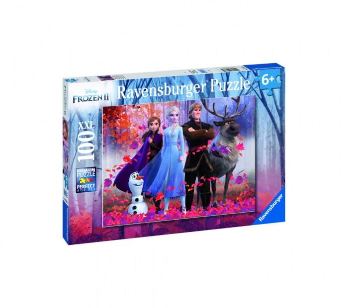 Puzzle Ravensburger Frozen II, 100 Piese [3]