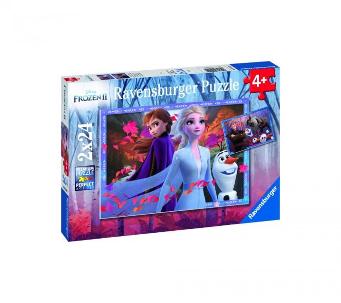 Puzzle Ravensburger Frozen II, 2X24 Piese [5]