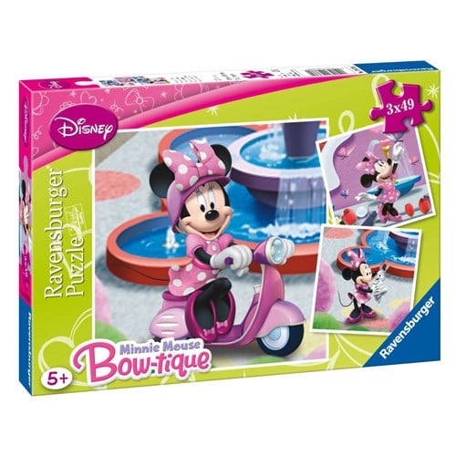 Puzzle Ravensburger Minnie Mouse in Parc - 3X49 piese