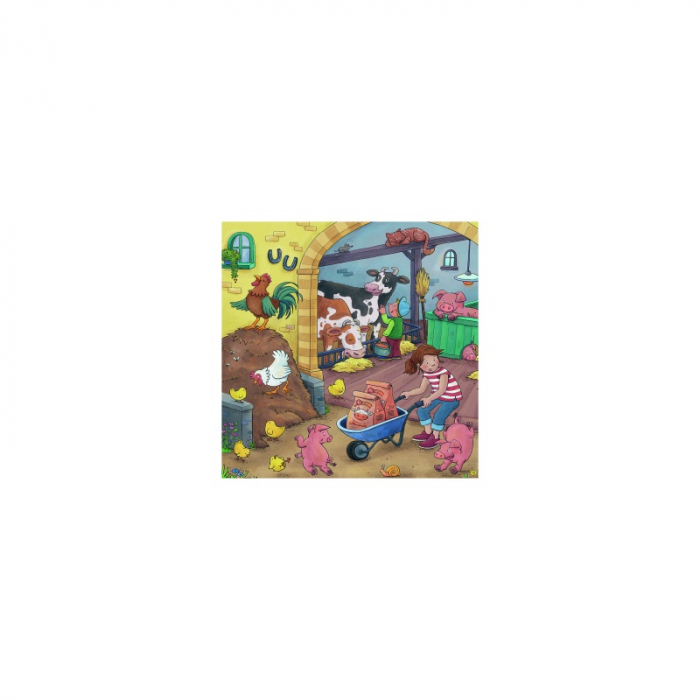 Puzzle Ravensburger Munca La Ferma, 3X49 Piese [3]