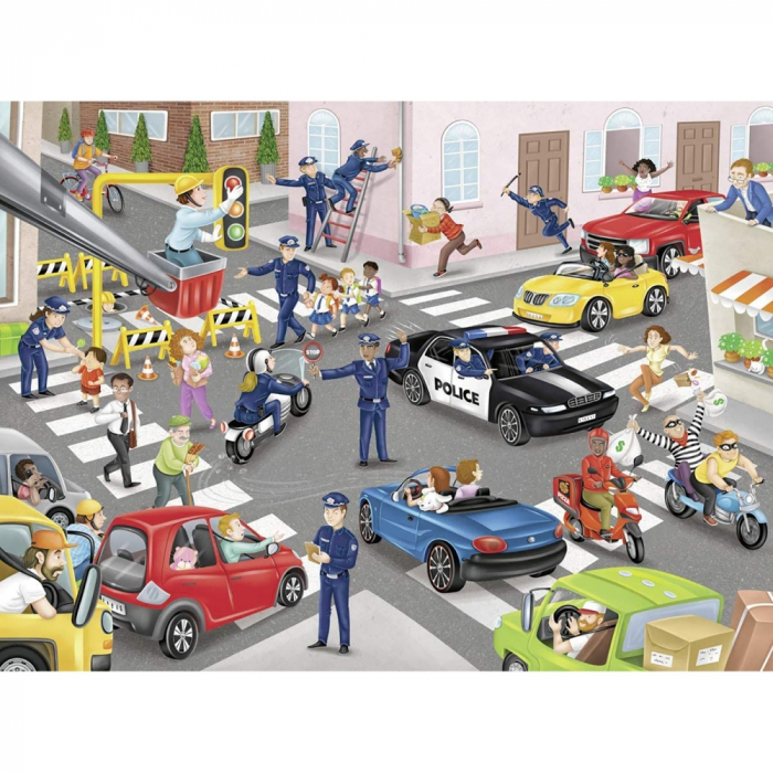 Puzzle Ravensburger Patrula De Politie, 100 Piese [2]