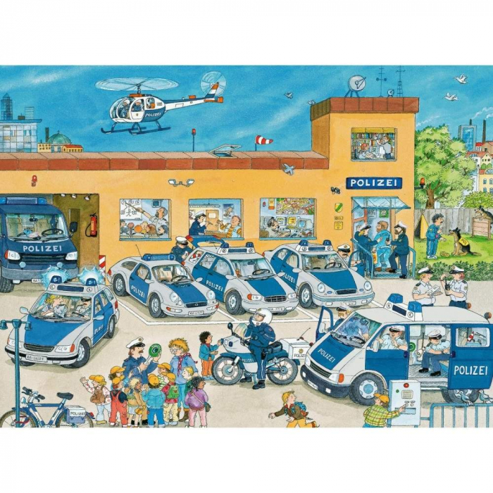 Puzzle Ravensburger Politie, 100 Piese [2]