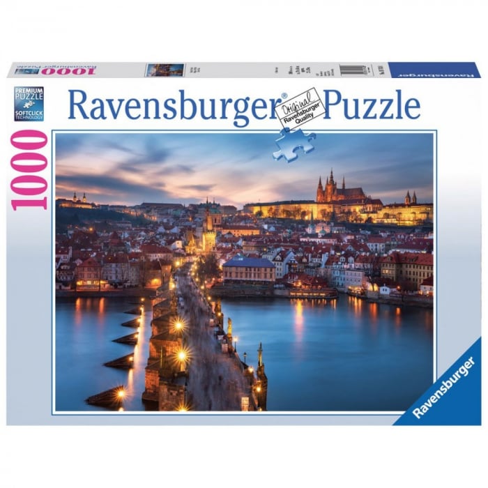 Puzzle Ravensburger Praga Noaptea [2]