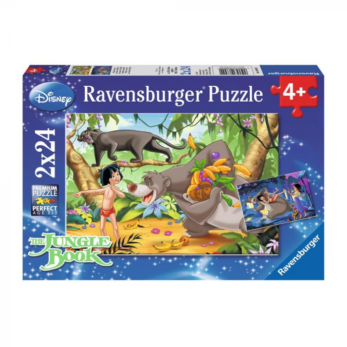 Puzzle Ravensburger - Prietenii lui Mowgli