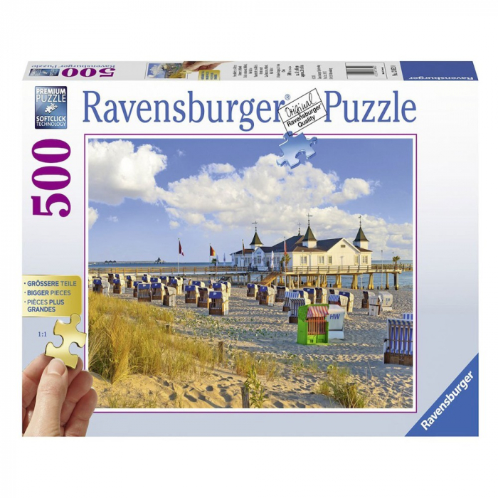 Puzzle Ravensburger Sezlonguri pe Plaja Marea Baltica [2]