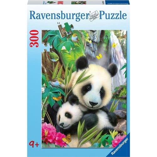 Puzzle Ravensburger Ursi Panda - 300 piese