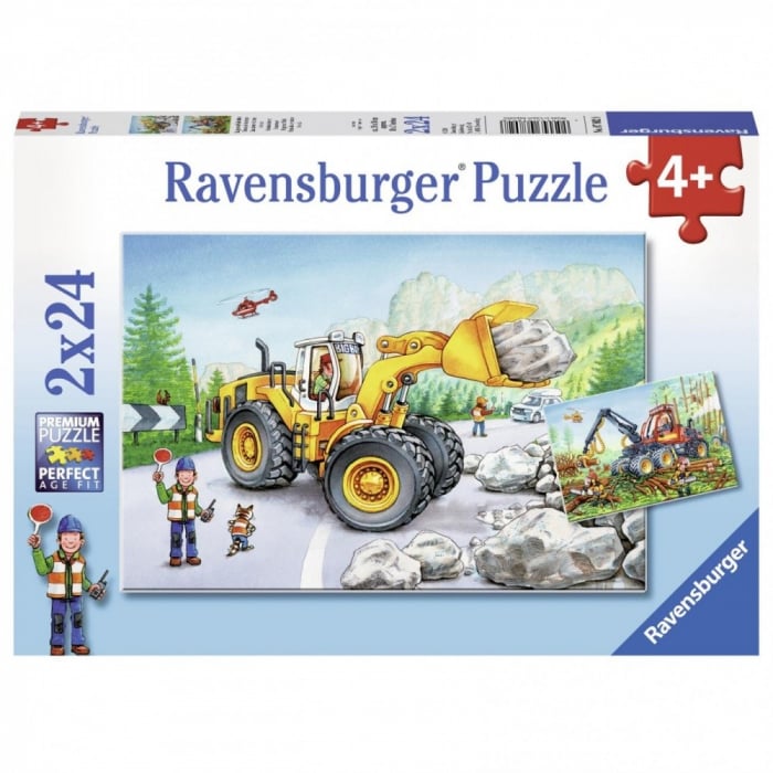 locuri de munca 4 ore pe zi focsani Puzzle Ravensburger - Utilaje la Munca