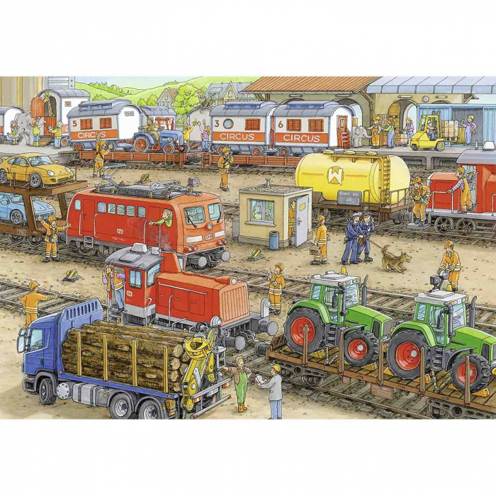 Puzzle Statie De Tren, 2X24 Piese [2]