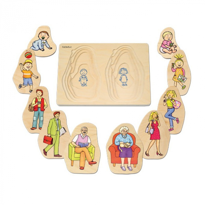 Puzzle stratificat Bunica si Bunicul Beleduc [2]