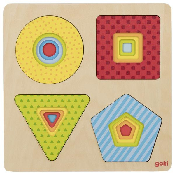 Puzzle stratificat Forme geometrice [2]