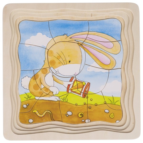 Puzzle stratificat Gradina iepurasilor [2]