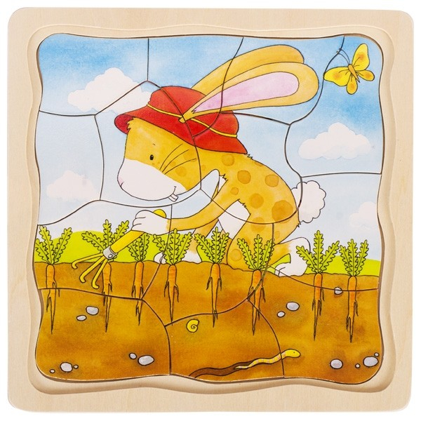Puzzle stratificat Gradina iepurasilor [4]