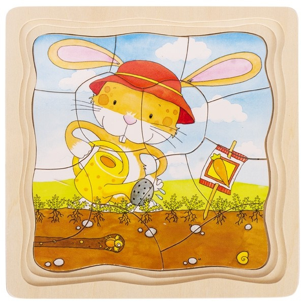 Puzzle stratificat Gradina iepurasilor [3]