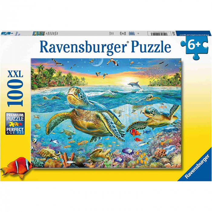 Puzzle Testoase, 100 Piese [2]