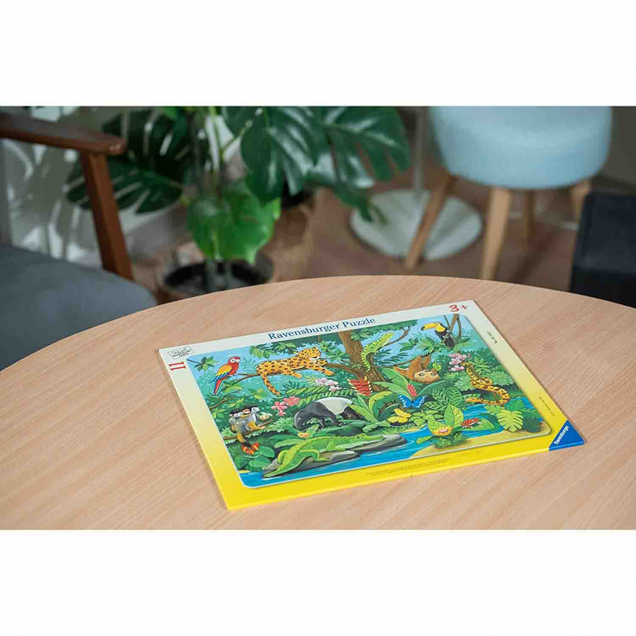 Puzzle Tip Rama Animale In Jungla, 11 Piese [3]