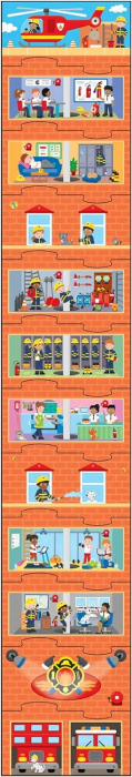 Puzzle vertical - Statia de pompieri (12 piese) [3]
