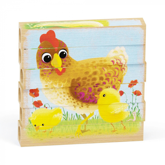 Quercetti Four Puzzle Animale Ferma Bio [4]