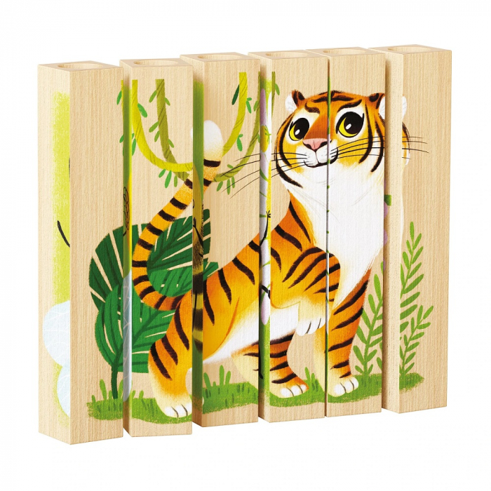 Quercetti Four Puzzle Animale Salbatice Bio [2]
