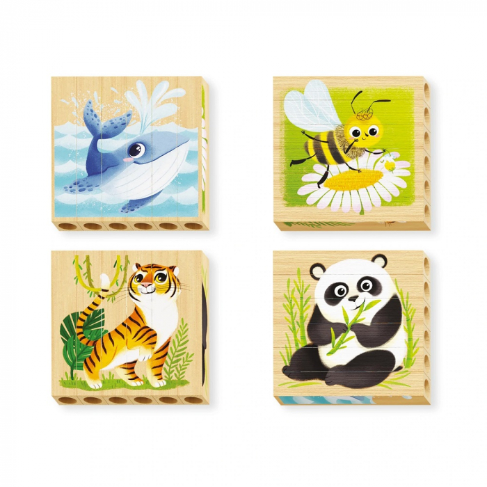 Quercetti Four Puzzle Animale Salbatice Bio [5]