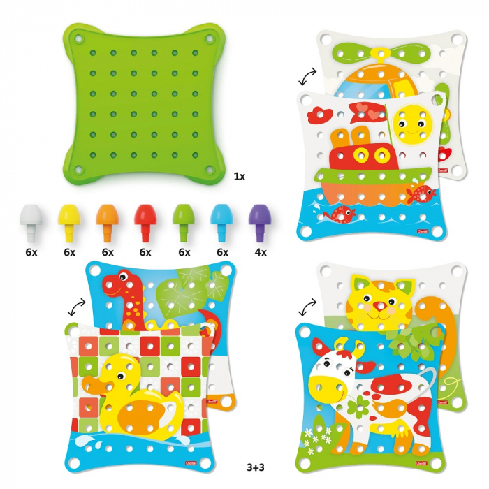 Quercetti Jumbo Peggy Evo Primul Mozaic-Resigilat [3]