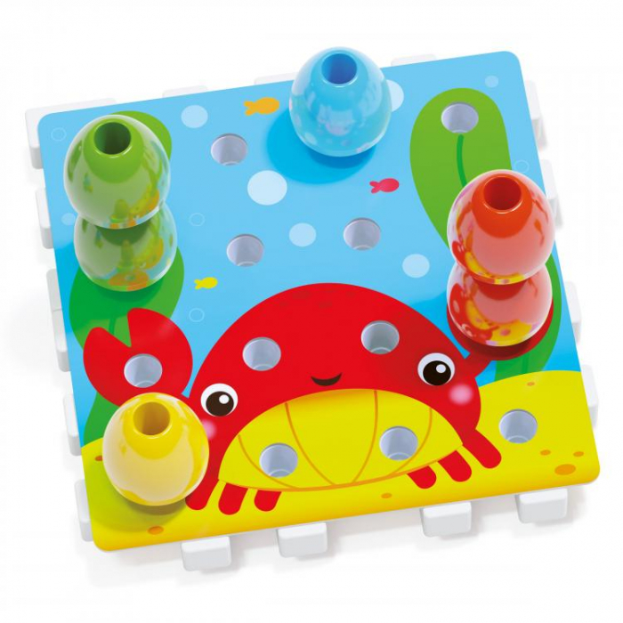 Quercetti Jumbo Peggy Primul Mozaic Crab - Resigilat [2]