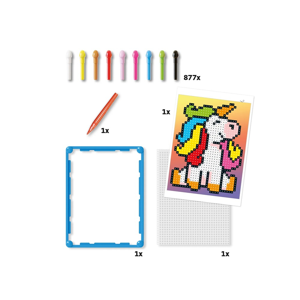 Quercetti Pixel Art Basic Unicorn [3]