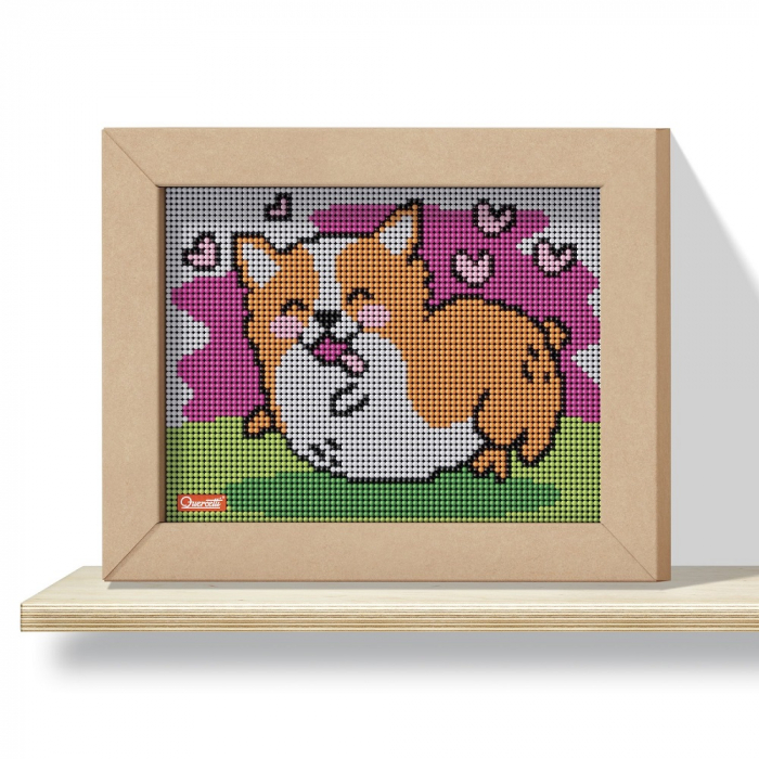 Quercetti Pixel Art Kawaii 4 planse Design Corgi [2]
