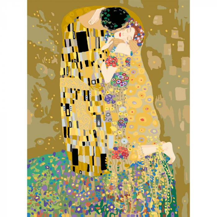 Sarutul lui Klimt, pictura pe numere [2]