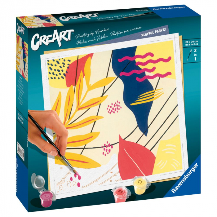 Ravensburger - Pictura pe numere plante jucause [3]