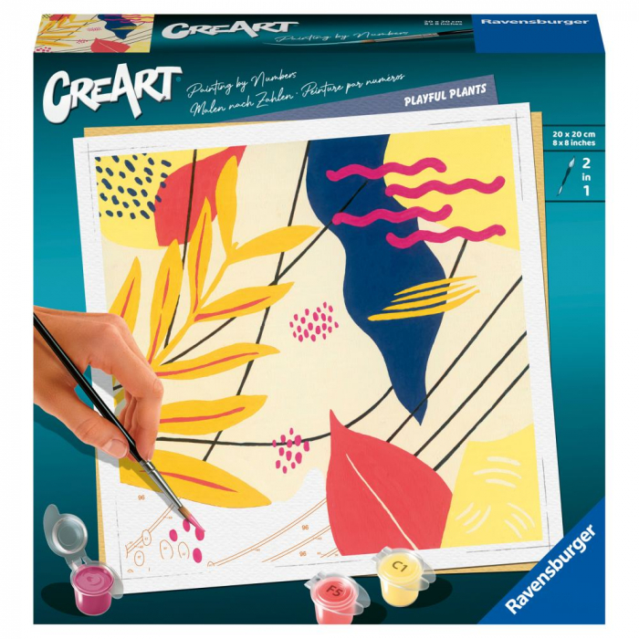 Ravensburger - Pictura pe numere plante jucause [2]