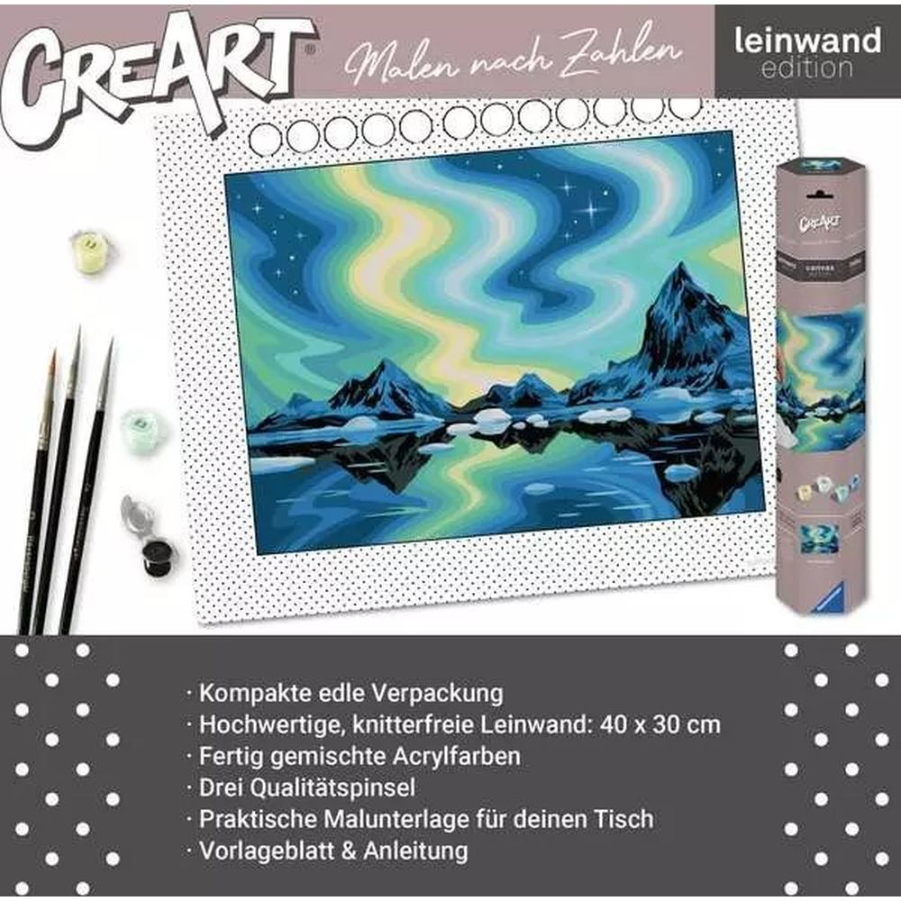 Pictura pe numere: Aurora Boreala [4]