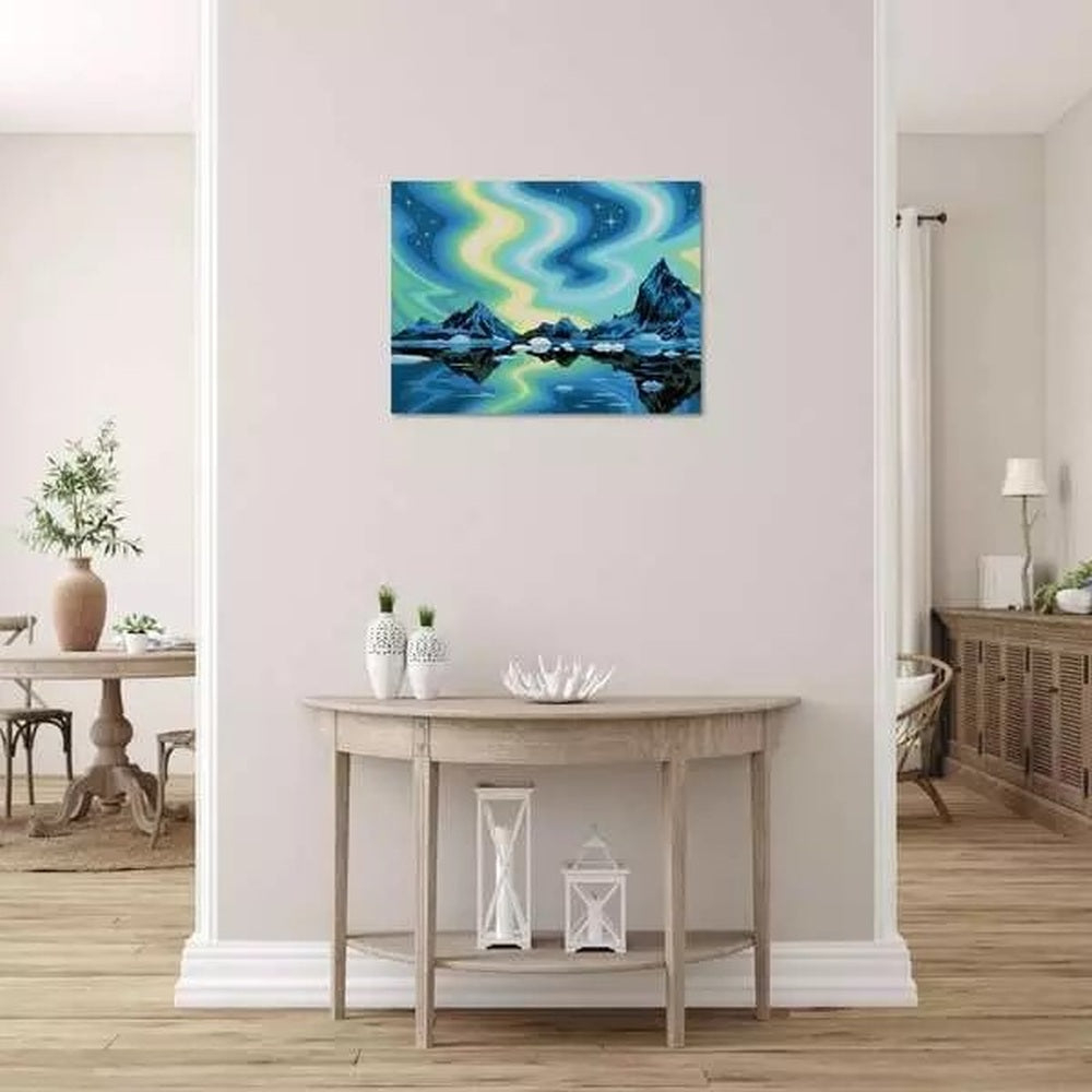 Pictura pe numere: Aurora Boreala [6]