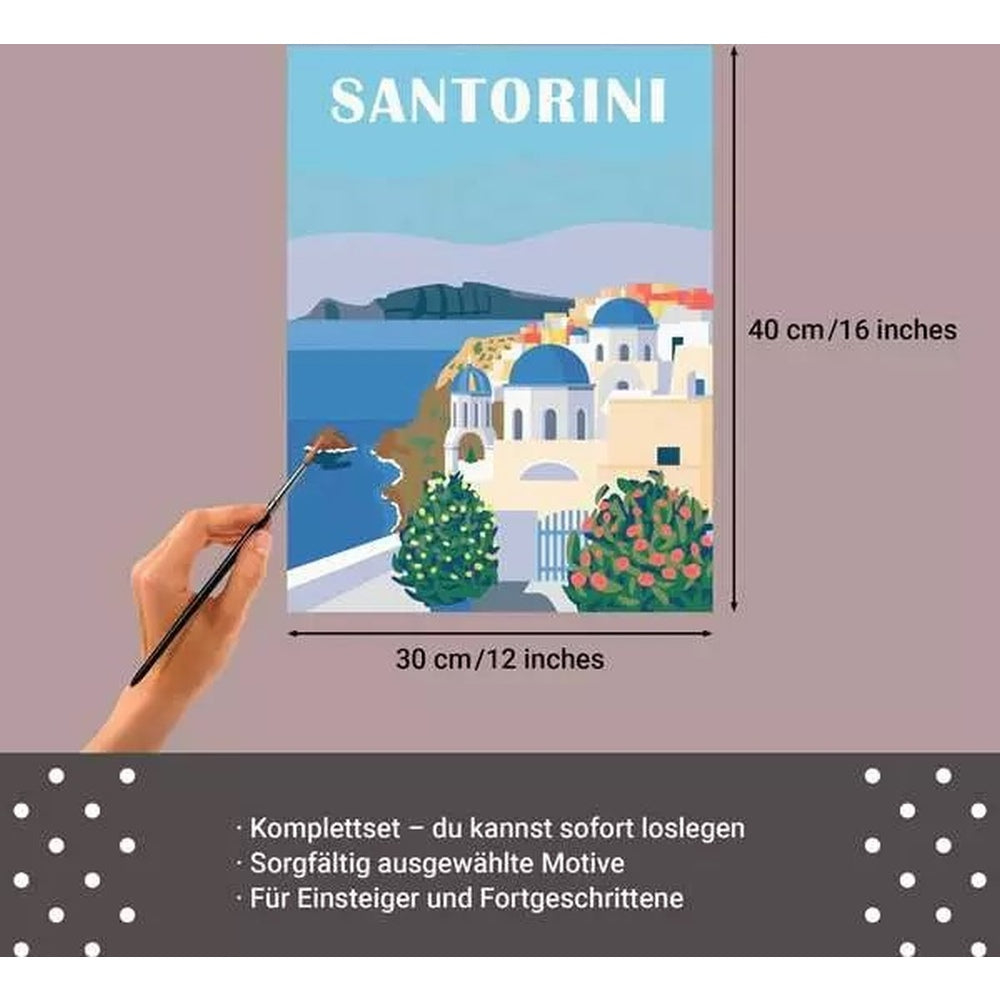 Pictura pe numere – Santorini [4]
