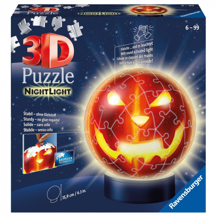 Puzzle 3D Halloween Luminos – 72 piese [3]