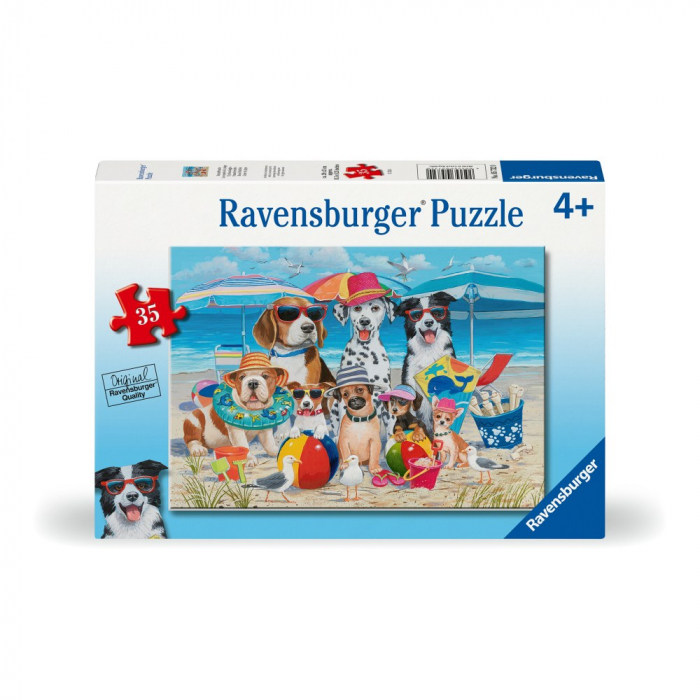 Ravensburger - Puzzle catei la plaja 35 piese [3]